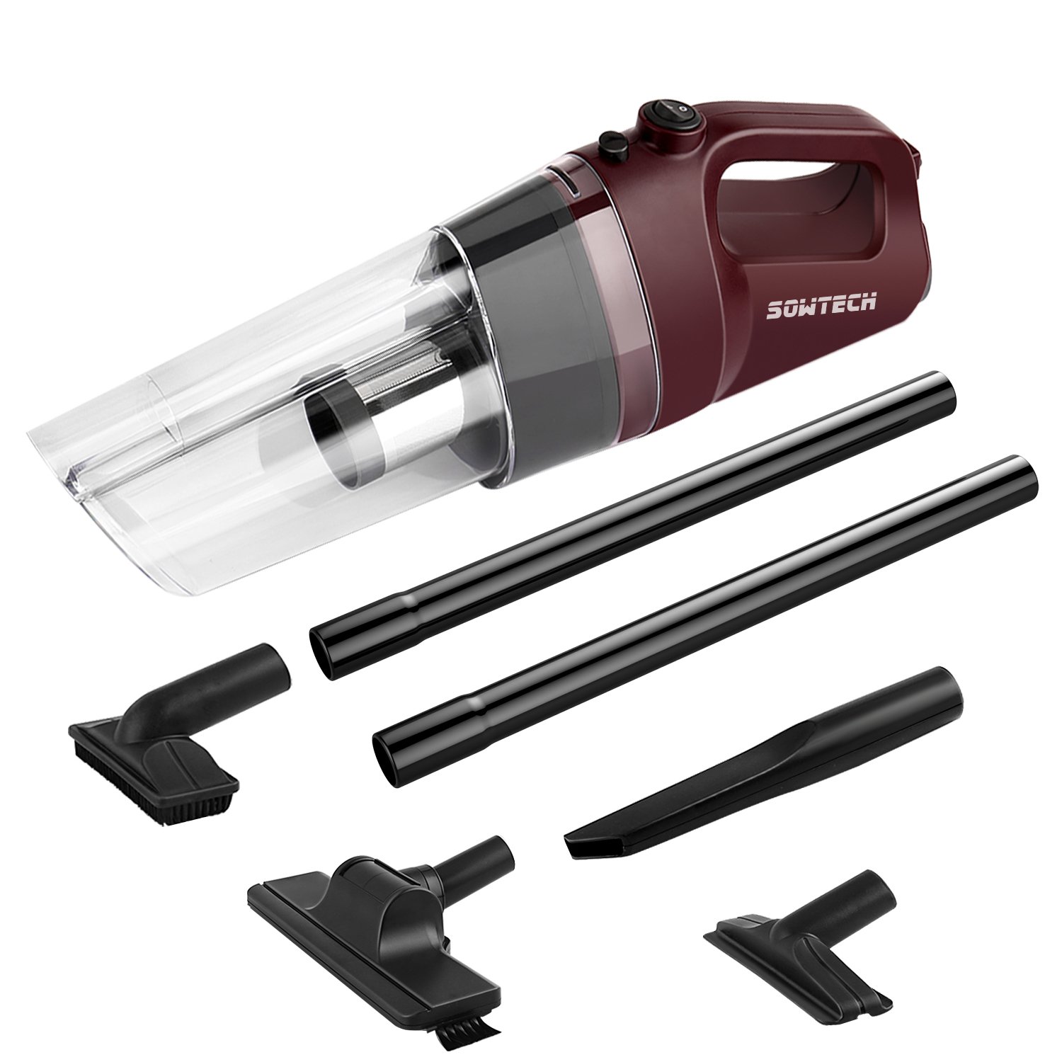 Cordless Handheld Vacuum SOWTECH 4.5kPa Cyclonic Suction Lightweight