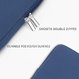 RAINYEAR Laptop Sleeve Case 13.3 Inch Navy Blue Protective Zipper Bag view 2