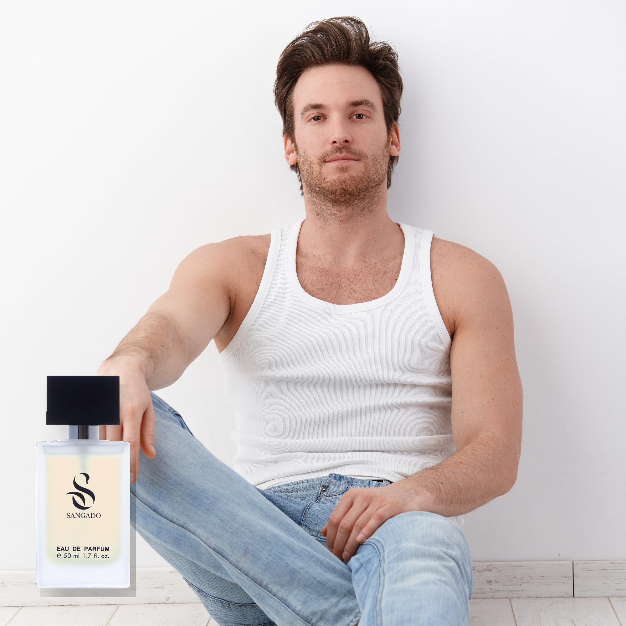 SANGADO Unwiderstehlich, Parfüm für Herren (eau de parfum), 8-10 Stunden Langanhaltend, Luxuriös Duftendes, 50 ml, Code: 631 2
