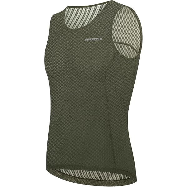 Cycling Base Layer Men's Sleeveless - Quick-Dry Running Vest & Bike Undershirt Men's Sleeveless Quick Dry Compression Undershirt For Biking