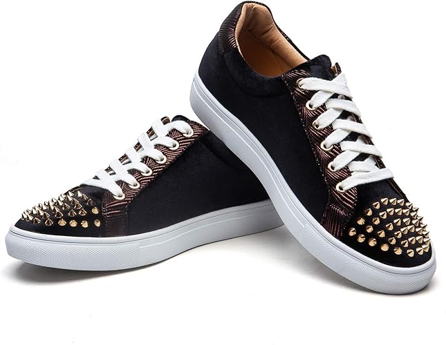 mens black dress trainers