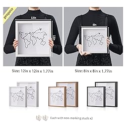 MUXIUNT Travel Adventure Archive Shadow Box For
