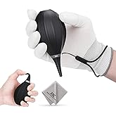 [Upgraded Version] Soft Tip Silicone Camera Dust Blower Lens Air Blower with Cleaning Cloth,Camera Lens Cleaner Air Blower fo