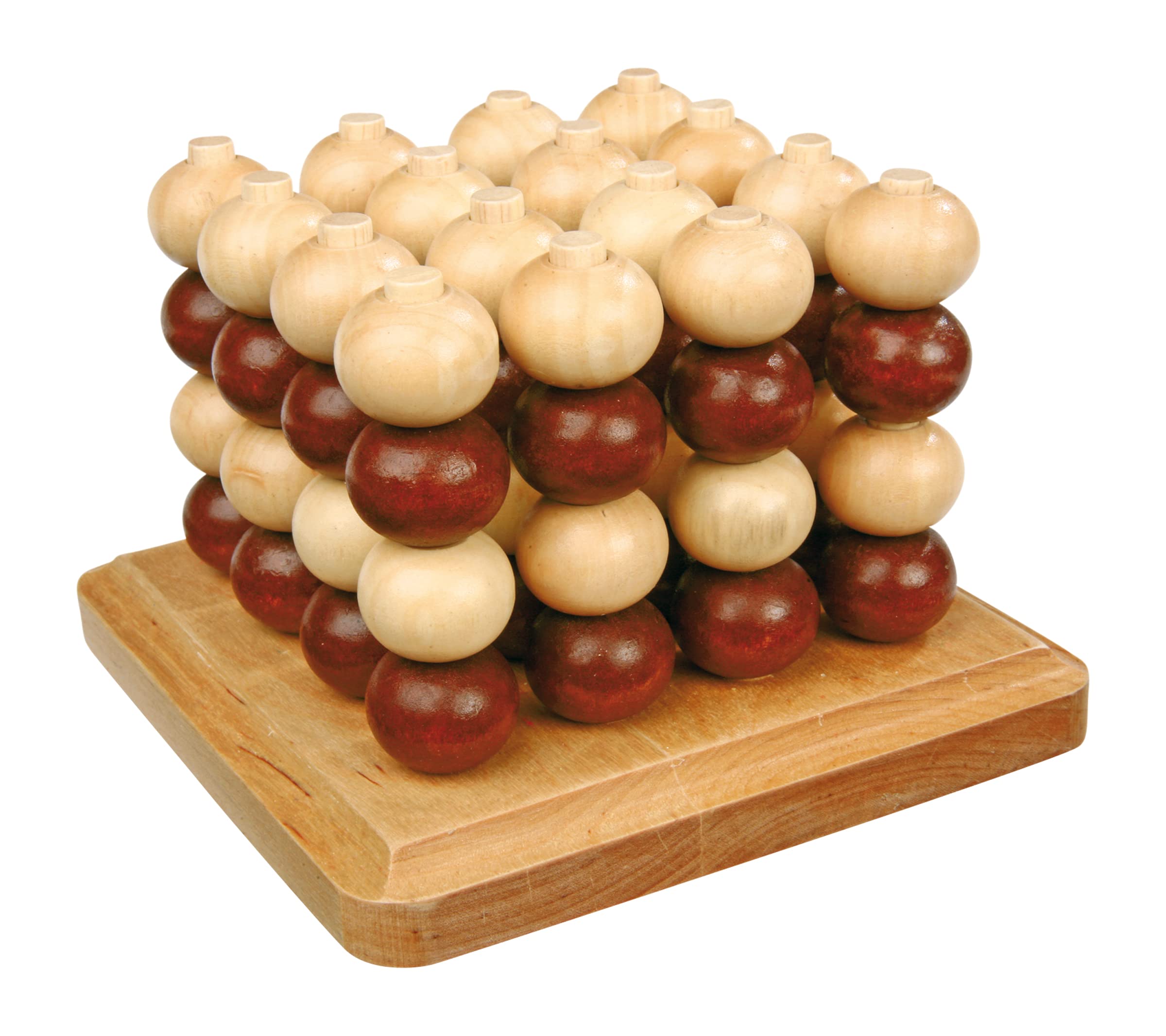 small foot 4462 Tic Tac Toe game in 3D, strategic board game on multiple levels for two persons, from 5 years on โ image 1