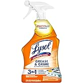 Lysol All Purpose Kitchen Cleaner Spray, For Grease &amp; Grime, Citrus, 22 oz | Multipurpose Cleaner, Degreaser, Sanitizer &amp; Disinfectant Spray, Multi-Surface Cleaner, Oven &amp; Appliances, Cleaning Supplies