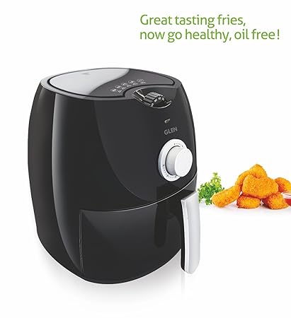 Glen 3044 Stainless Steel Air Fryer(2.8L, Black)