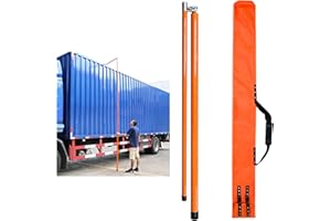 Umisu Height Stick for Trucks,15Ft Load Height Measuring Stick,Sturdy Fiberglass Truck Height Stick with Carrying Bag and Adj
