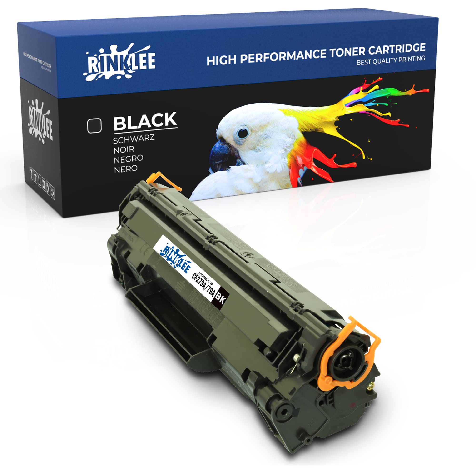 RINKLEE CF279A 79A Toner Cartridge Compatible with HP LaserJet Pro MFP M26nw M26a M12 M12a M12w | High Yield 1000 Pages | Black