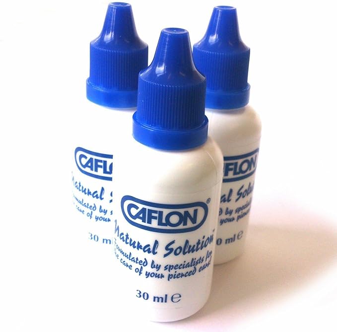 Caflon 3 X Natural Ear Piercing Aftercare Solution 30ml Amazon.co.uk