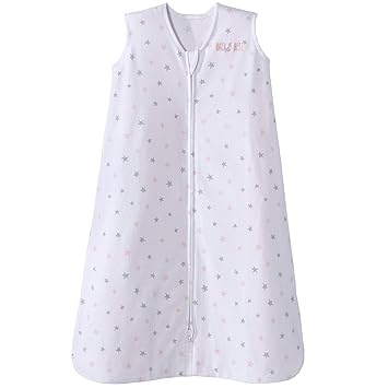 Halo Sleepsack Cotton Wearable Blanket Pink Stars Small
