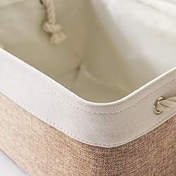 Sacyic Storage Basket Fabric Sturdy Canvas Storage