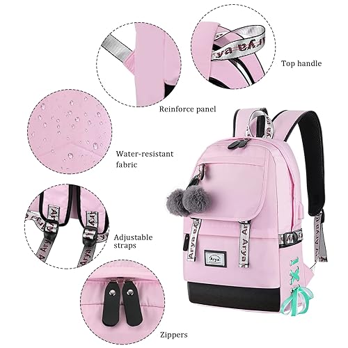 Arya Backpacks for Girls Teenage School Bags Kids Bookbag Teen Girls  Backpack Elementary Middle Back Pack Chil