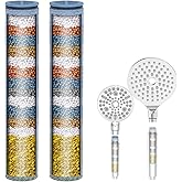 MakeFit Shower Head Filter Replacement Cartridge for SSJ781/DSSJ781 MakeFit Filtered Handheld Shower Head (2-Pack)