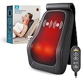 COMFIER Back Massager for Back Pain Deep Tissue 3D Shiatsu Neck Back Massager with Heat & Vibration Massager for Neck Shoulder Back Massage for Chair Heated Massage Cushion, Gifts/Presents for Mom Dad