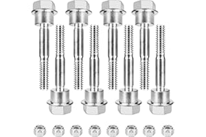 DFNIDY 588077502 Snowblower Shear Pins Bolts - for Husqvarna Snow Blower Replacement Parts, Snow Blower Shear Bolts Kit Compatible with Husqvarna Two Stage Snow Blowers 570XP, 575XP, 580790401 (Pack of 8)