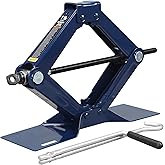 TCE AT10152U Torin Steel Scissor Lift Jack Car Kit, 1.5 Ton (3,000 lb) Capacity, Blue