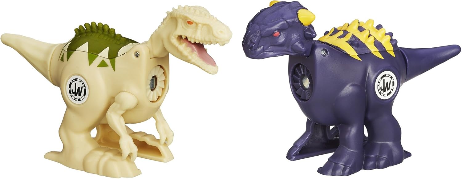 Amazon Com Jurassic World Brawlasaurs Ankylosaurus Vs Indominus Rex Figure Pack Toys Games