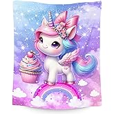 Gifts for Girls, Unicorn Blanket for Kids, Unicorn Fleece Blanket for Girls Soft Lightweight for Sofa Couch, 40"x50"