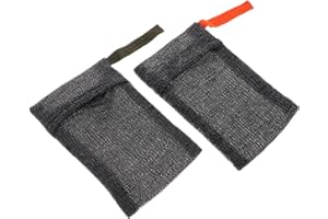 BEBEMOKO 2pcs Exfoliating Soap Pouch Foaming Net for Handmade Facial Cleanser and Bathing Bar Nylon Mesh Bag