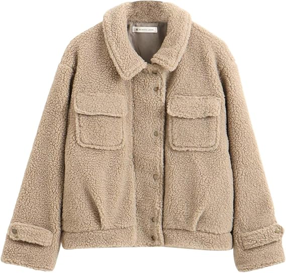 Amazon マジェスティックレゴン Majestic Legon フワモコジャケット M ベージュ コート ジャケット 通販