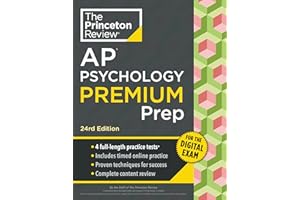 Princeton Review AP Psychology Premium Prep, 24th Edition: 5 Practice Tests + Digital Practice Online + Content Review