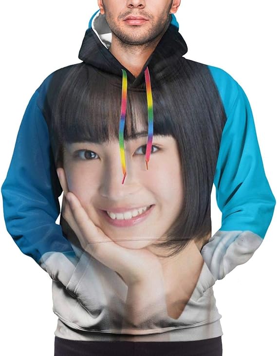 Amazon Co Jp 広瀬すず2 春 秋 冬 カンガルーポケットメンズパーカー クラシックなオールマッチスタイル 普段着に向くメンズ プルオーバースウェットシャツフード付きトップス で暖かく通気性があり 若々しい個性を示します 服 ファッション小物