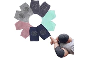TFTSR Baby Knee Pads for Crawling (5 Pairs), Walking Protector Knee Pads For babies Toddler Kids Girls Boys 1-3