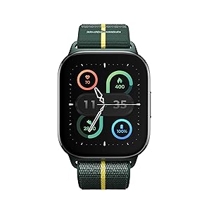 Moto Watch Fit con Moto AI (display OLED 1,9″, 100+ sport, GPS, HR tracking, IP68, 5ATM, 16 giorni di autonomia), Trekking Green
