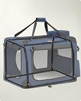 Feandrea Foldable Pet Carrier Bag 70x52x52 cm Dark Blue PDC70Z view 6