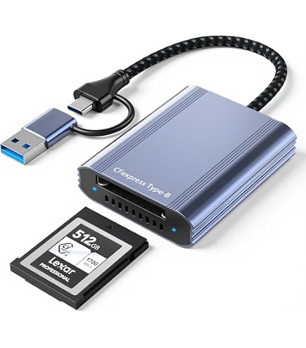 Amazon.com: CFexpress Type B Card Reader with USB 3.2 (Gen 2