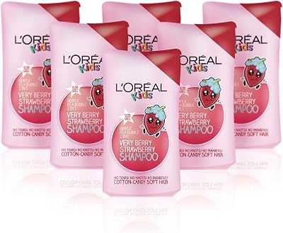 L'Oreal Paris Kids Extra Gentle 2in1 Very Berry Shampoo 250ml Pack of 6