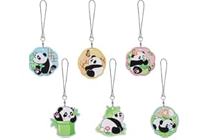Ornaland 6 Pcs Phone Charm Wrist Strap Aesthetic Y2K Cute Phone Charms Chain Suitable for Backpack Keychains Cameras Wallets 