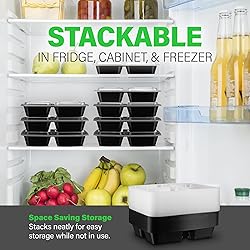 Ez Prepa - 10 Pack Bento Box Meal Prep Containers