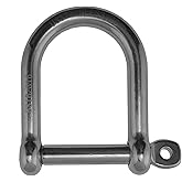 Stainless Steel 316 Wide D Shackle