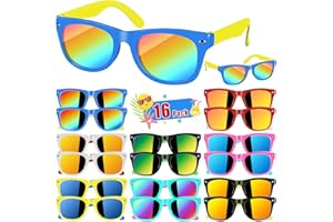 AGGKKY Kids Sunglasses Bulk, Neon Sunglasses with UV400 Protection for Boys & Girls