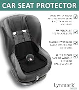 Lynmark Potty Training Car Seat Protector Cover Waterproof Black view 2