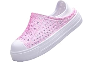 EasyStar Sneaker-Style Kids' EVA Sandals with Cushioned Fabric Heel