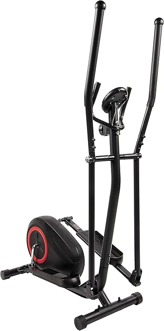 Amazon Com Balancefrom Magnetic Elliptical Machine Cross Trainer With 8 Level Resistance And Digital Monitor 330 Pound Capacity Black Sports Outdoors