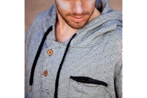 Open Road Goods Surf Poncho - 100% Cotton Adult Hooded Changing Towel | Grey Black Turkish Robe | Surf Change Poncho, Wetsuit