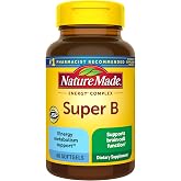 Nature Made Super B Complex Vitamins for Women and Men, 60 Softgels | Energy Metabolism Support Supplement for Men and Women, Super Vitamin B Complex, Gluten Free, 60 Day Supply