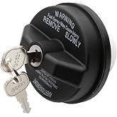 Locking Gas Cap, Lock Fuel Cap with Key Replace 5278655AA For 2000-2020 Dodge Ram 1500 2500 3500,Journey,Caravan,Charger,Dakota,Durango &amp; Jeep Wrangler JK TJ, Liberty &amp; Chrysler 200 300 Sebring