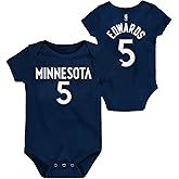 Outerstuff NBA Newborn & Infants 0-24 Official Player Name & Number Jersey Creeper Romper