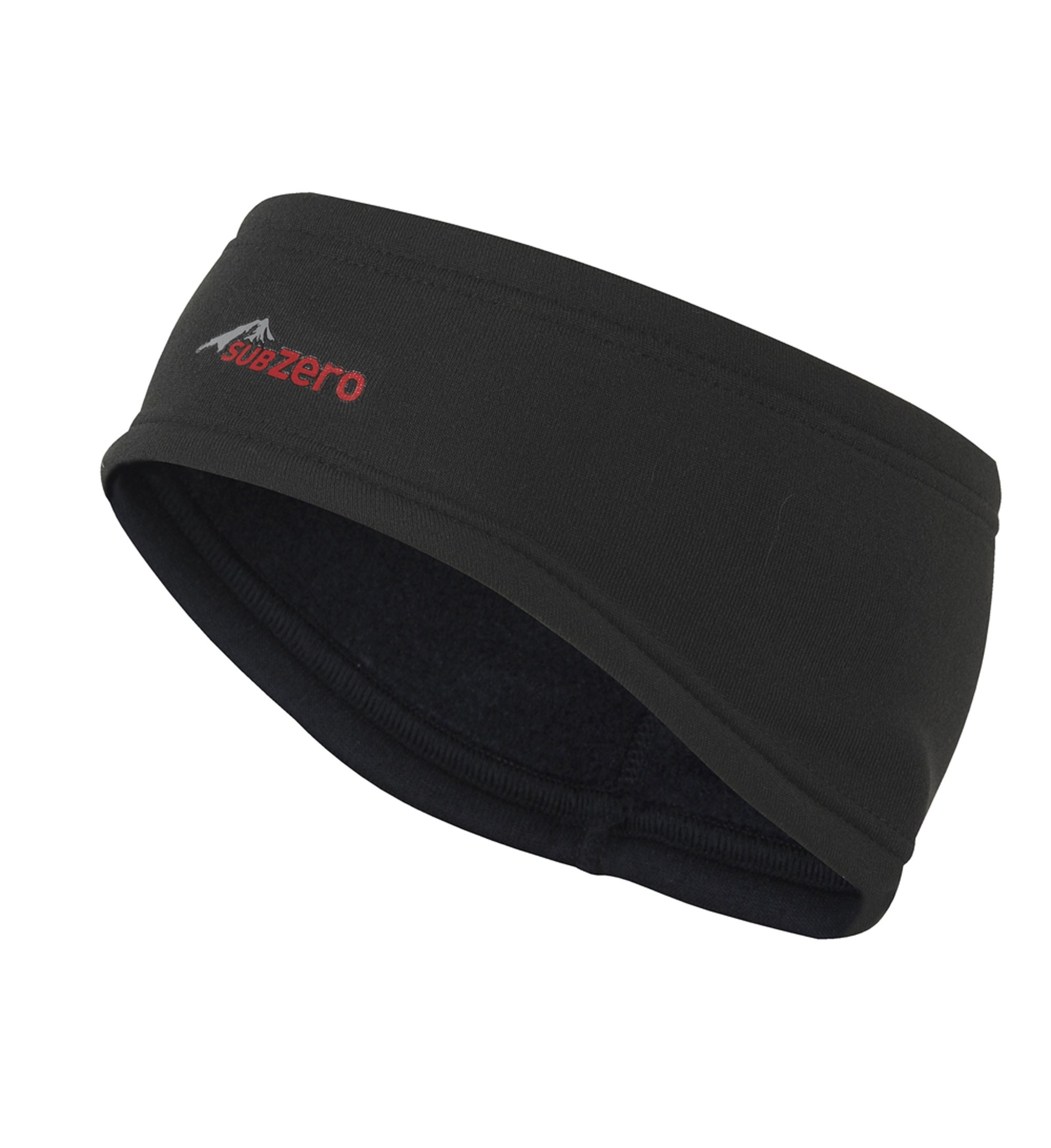 SUB ZERO Factor 2 Unisex Contoured Winter Running Walking Skiing Thermal Fleece Ear Warmer Headband One Size Black