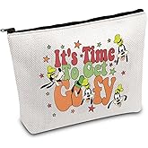 FOTAP Cartoons Dog Gift It's Time To Get G Makeup Bag Dog Cartoon Fan Cosmetic Bag Merchandise Cartoon Movies Gift (Get Goo)