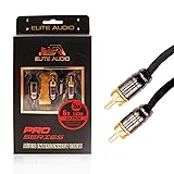 Elite Audio Pro Series 6ft. 2-Channel Car Audio RCA