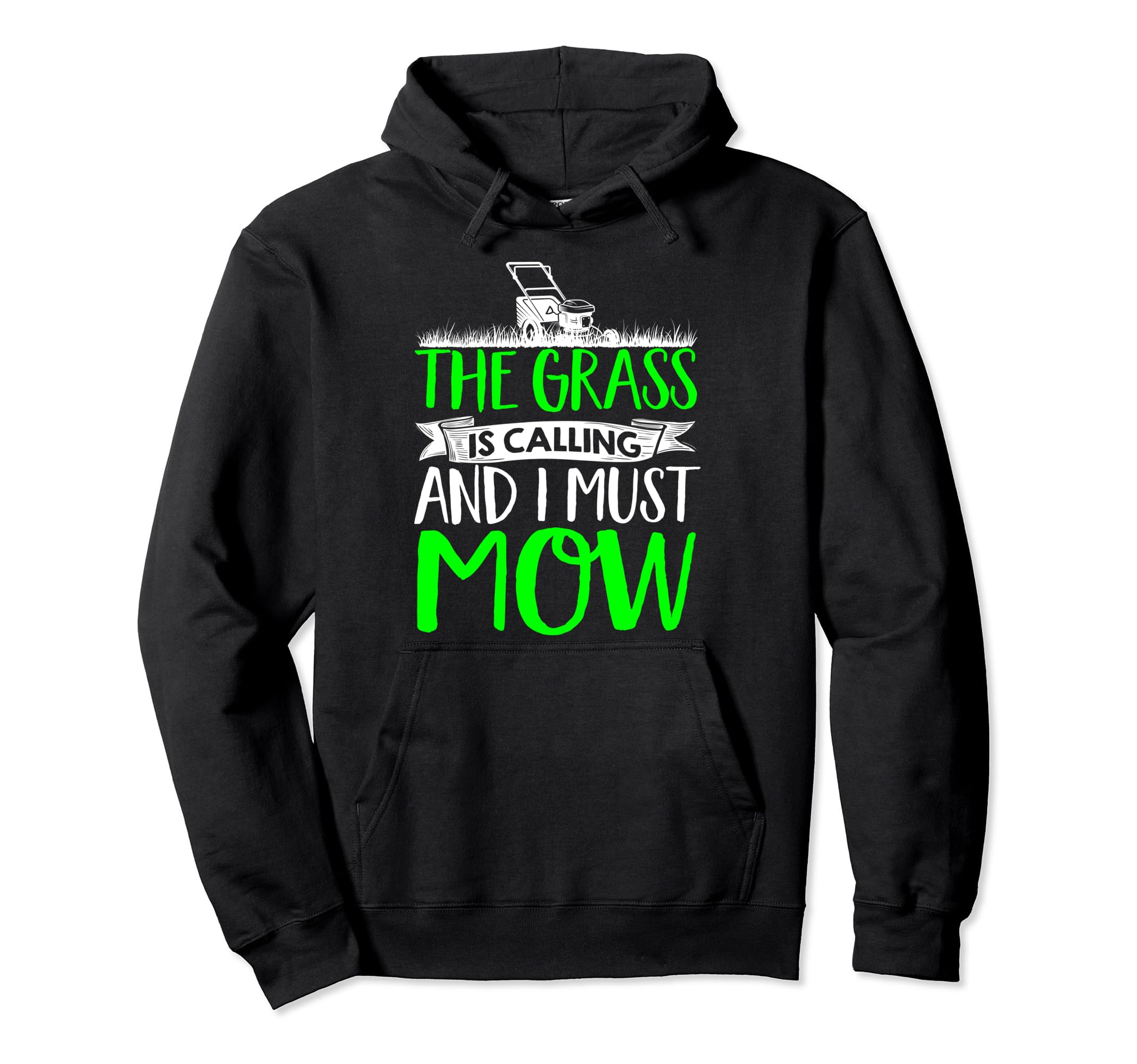 Gardener The Grass Is Calling And I Must Mow Gardening Bed Pullover Hoodie