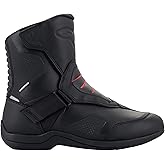 Alpinestars Men's Ridge V2 Waterproof Motorcycle Boots, CE-Certified All-Weather Riding Footwear For Comfort & Performance