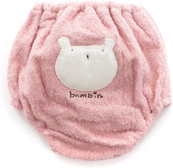 Amazon Co Jp バンビ ベビーパンツ 今治タオル くま かわいい タオル地 赤ちゃん用パンツ 下着 コットン 日本製 ファッション