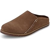 CUSHIONAIRE Women's Clay Genuine Leather footbed clog with +Comfort padding
