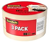 Scotch Masking Tape, 3 Rolls, 0.70 in x 54.6